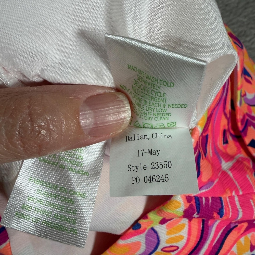 Lilly Pulitzer Marigold Skort Womens 0 Pink‎ Mini Pink Fusion 23550 Vacation - Picture 5 of 10